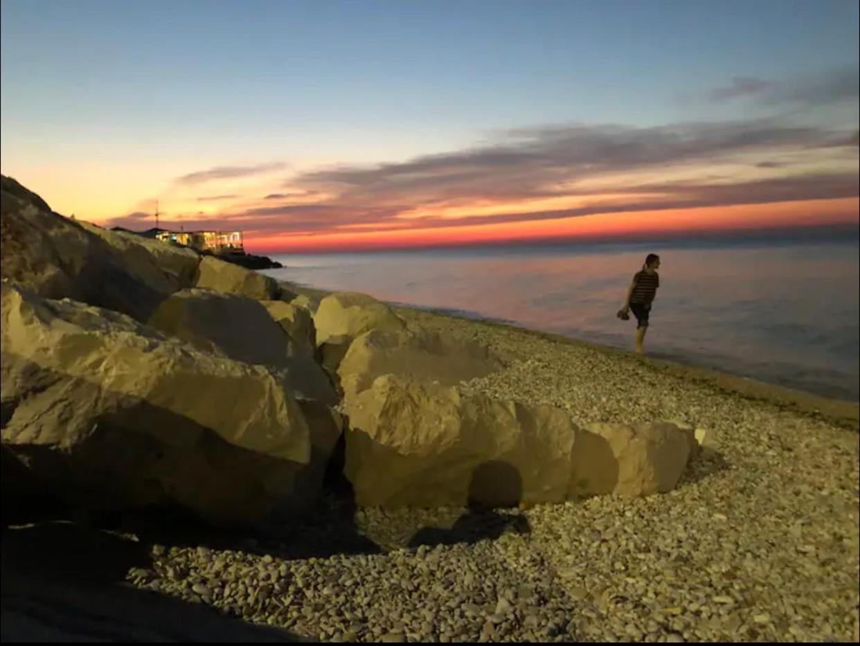 Beach Appartament Marina di Montemarciano Kültér fotó